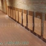 Wall mounted auditorium chairs seating lecture hall