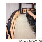 Wall mounted chairs collapsible auditorium overflow seating
