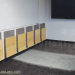 Wall mounted fold down healthcare patient room seats