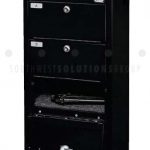 Wall mounted personal pistol locker weapon storage