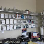 Wall mounted shelving storage open cabinet rack adjustable shelf