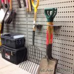 Wall pegboard racks tool crib parts equipment storage