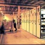 Warehouse heavy duty rolling storage shelving