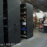 Warehouse high density storage racks