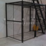 Warehouse industrial security fencing wire cages
