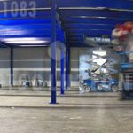 Warehouse mezzanine structural freestanding storage space
