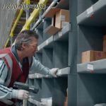 Warehouse pallet rack slim fit organizer picking system