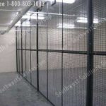 Warehouse security cages industrial wire partitions