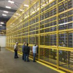 Warehouse shelving high bay storage racking system