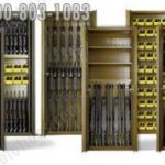 Weapon cabinet military storage armory
