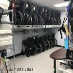 Wheelchair electric wall lift overhead storage