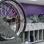 Wheelchair special olympic locker room