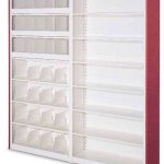 White office file shelving document shelves