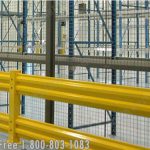 Wire cage guard rail protection