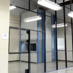 Wire cages machinery equipment storage protection security
