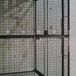 Wire cages partitions security fencing industrial warehouse storage
