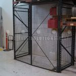 Wire partition cages industrial security fencing
