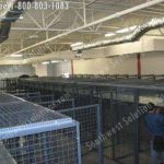 Wire partition cages wirecrafters industrial warehouse security fencing