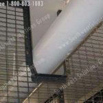 Wire partition custom modified fence warehouse partitions