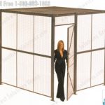 Wire partitions cages