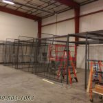 Wire security cages woven mesh partitions