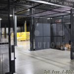 Wire security storage mesh caging partition