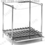 Wire shelving drying rack