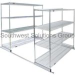 Wire shelving mobile track storage racks adjustable steel shelves