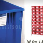 Wire shelving racks tote bin parts storage