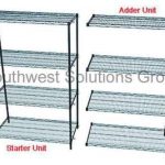Wire shelving storage racks adjustable steel shelves