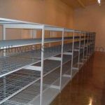 Wire ventilated shelves adjustable steel shelving spacesaver