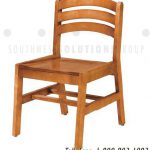 Wood chairs library furniture