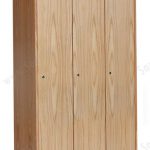 Wood full height lockers top trim ada base