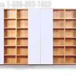 Wood shelving marker board grease writing conference room book case