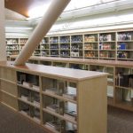 Wood tek library book storage shelves