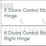 Z6 doors control module laminate locker column left right hinge