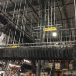 Overhead hanging storage conveyor