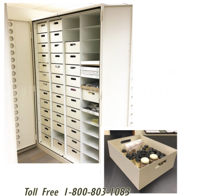 museum botany specimen storage cabinets