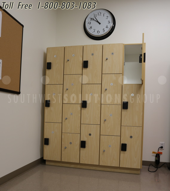 break room storage lockers