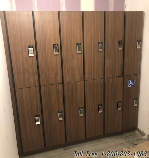keyless electronic employee lockers