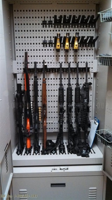 police weapon storage rack