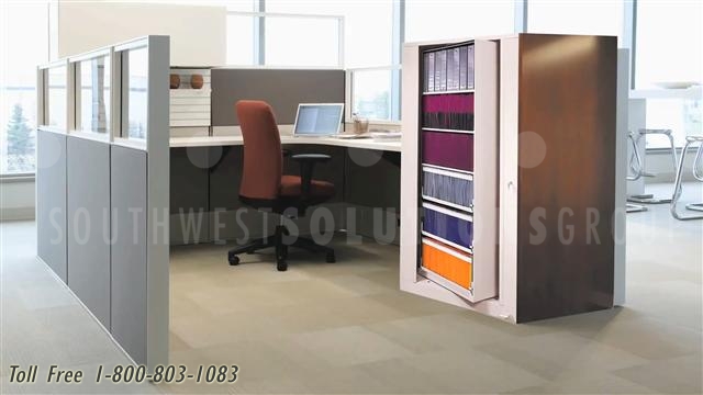 spinning filing cabinets