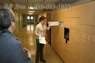 university mailroom parcel locker