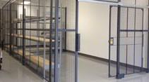 wire partition security cages interior industrial fences wirecrafters