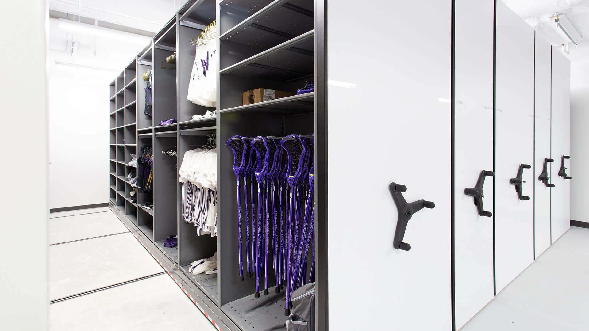 Athletic equipment shelving hd