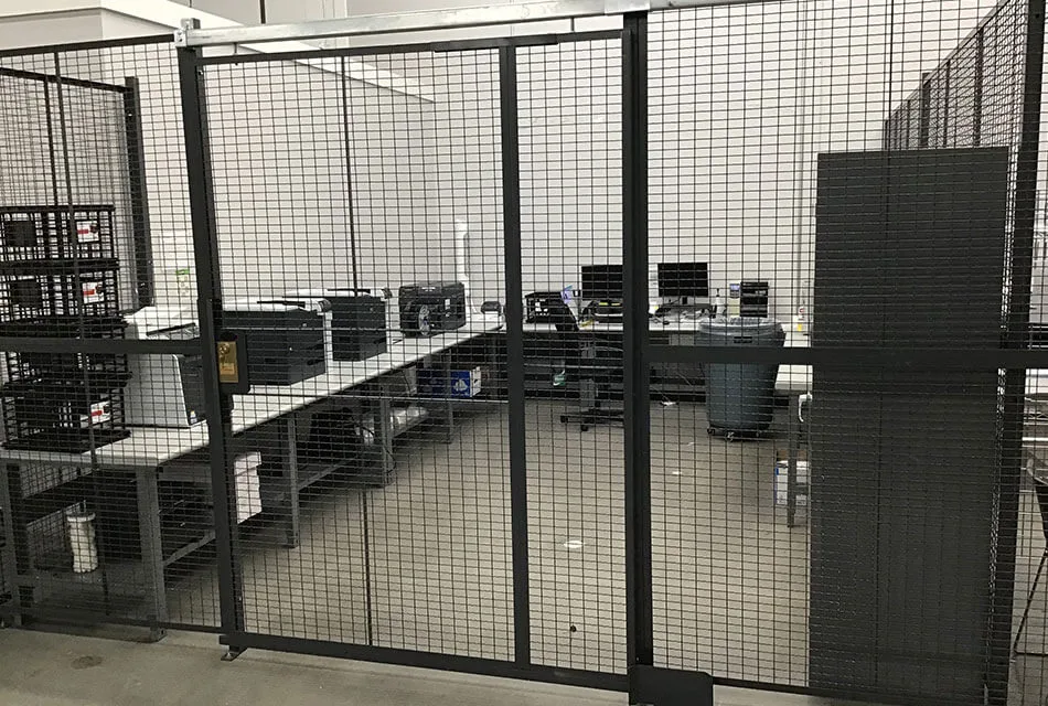 Wire Partition Security Cages