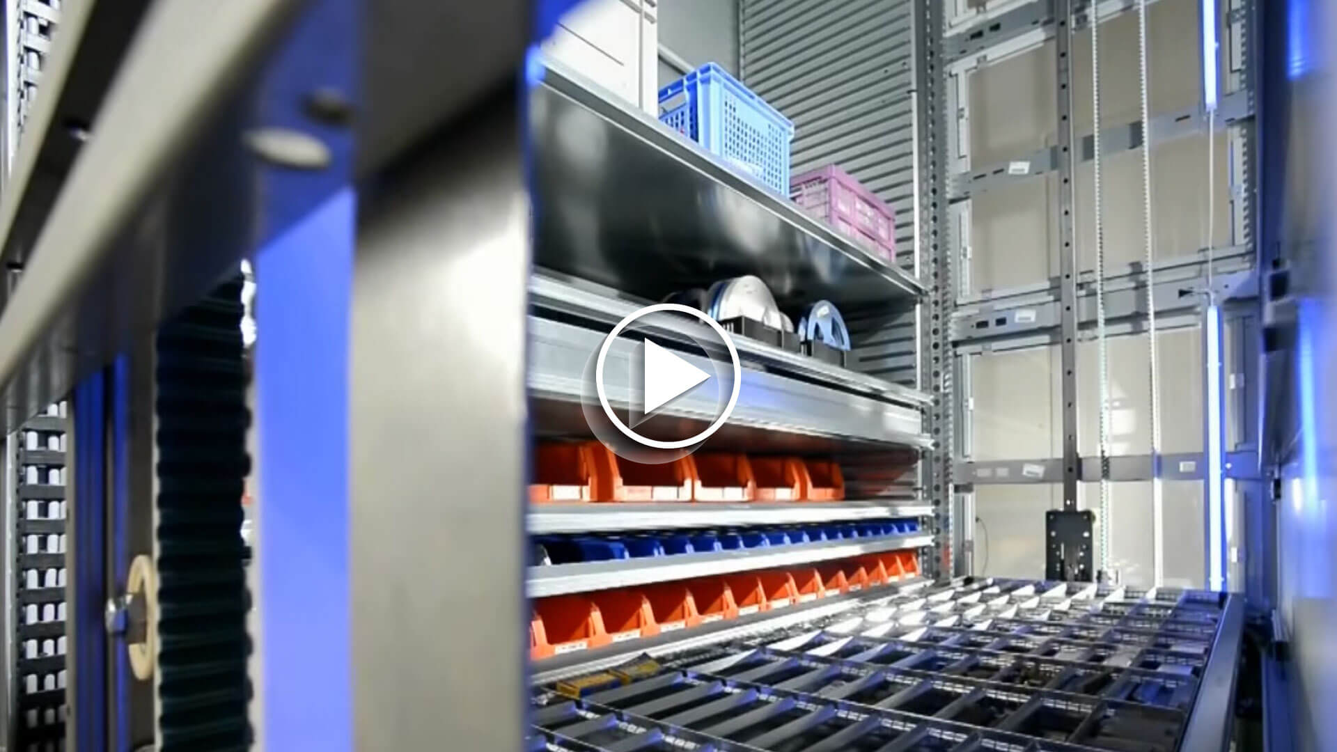 Asrs automated shuttle xp vertical lift module by kardexremstar video poster