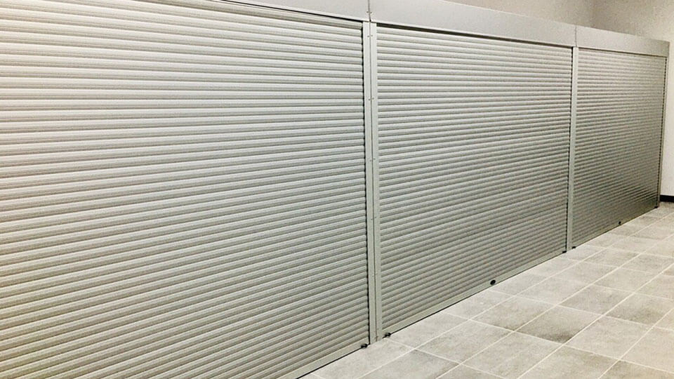 Industrial rolling shelving doors rs
