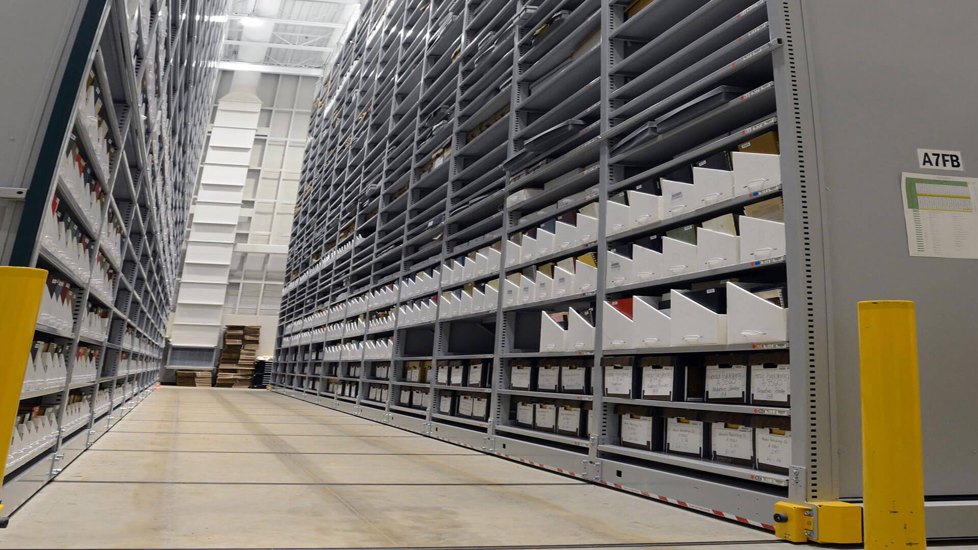 Off Site Depository High Bay Shelving