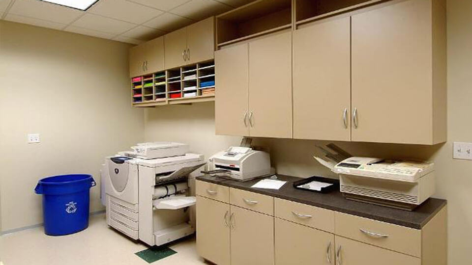 Office services copy room casework rs